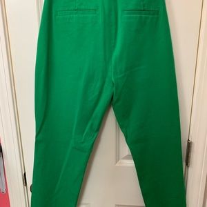 J. Crew Green Martie Pants